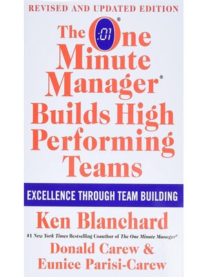 cover image of The One Minute Manager Builds High Performance Teams